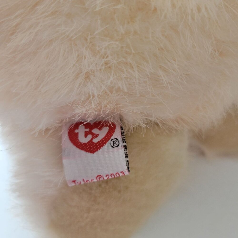 Vintage Ty 2003 Saint Angel Bear Plush Stuffed Animal Toy Polyester Collectible - Picture 12 of 13